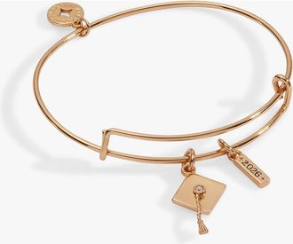 Alex and Ani Graduation 2026 Multi-Charm Bangle in Gold at Nordstrom