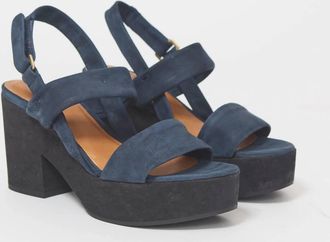 Coclico Womens Blondie Heeled Sandal In Navy/black
