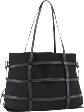 Ferragamo Pre-owned Tote Bags, female, Black, Size: ONE SIZE Pre-owned Tote Bag