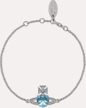 Vivienne Westwood Ariella Bracelet Platinum-aquamarine-cz-light-sapphire-black Platinum-aquamarine-cz-light-sapphire-black Women