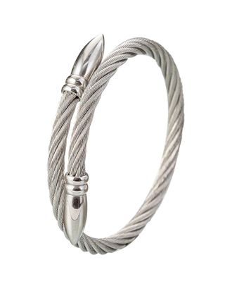 Eyecandy LA Eye Candy La The Bold Collection Titanium Spike Wire Bracelet