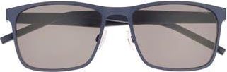 BOSS 57mm Square Sunglasses in Matte Blue at Nordstrom Rack