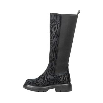 Floris Van Bommel Schoenen, Dames, Zwart, 39 EU, Bayli Hoge Laars