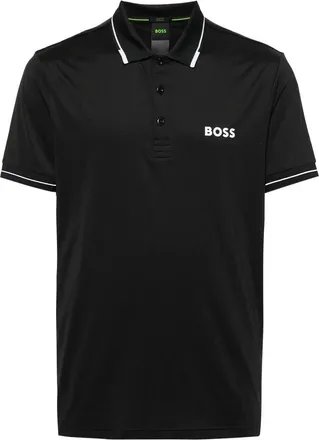 HUGO BOSS Logo-appliqu&eacute; Polo Shirt