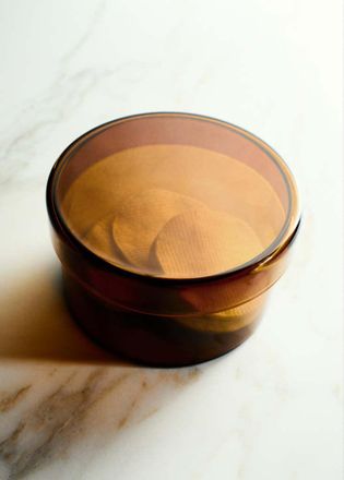 Mango Contenitore bagno vetro marrone medio - Home - Taglia unica - MANGO HOME