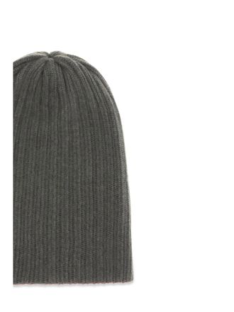 Baziszt BZFW26HA02393 Cashmere Ribbed Beanie - Burgundy