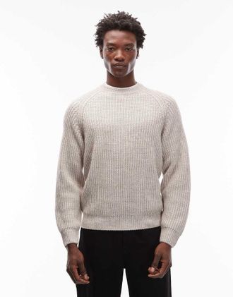Carhartt Work in Progress Firth - Maglione lavorato bianco sporco