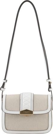 Pourchet Tassen, Dames, Wit, ONE Size, Leer, Le Petit port&eacute; travers