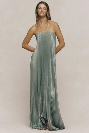 L&rsquo;Id&eacute;e Black Tie Strapless Maxi Gown