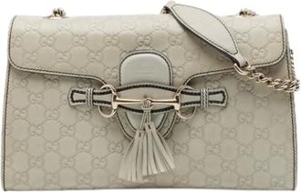 Gucci Pre-owned Emily Borsa a Spalla - - Pre-owned - Donna - Beige - ONE SIZE