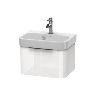 Duravit Duravit Happy D.2 Mueble De Pared 475mm 6268, 2 Puertas, Para 071050, Color (frente/cuerpo): Chapa De Madera Aut&eacute;ntica De Nogal Americano - H262680131
