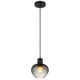 Nowa Globo - L&aacute;mpara Colgante - Toy - Negro - Vidrio - &Oslash; 19cm - E27