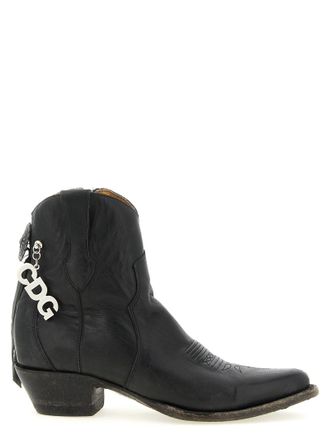 Comme Des Gar&ccedil;ons Cowhide Chelsea Womens Boots