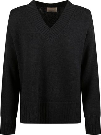 Drumohr Dames, Truien, Zwart, Maat: XS Wol