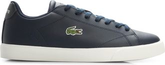 Lacoste Mens Lerond Set Trainers in Navy-White Leather - Size UK 10
