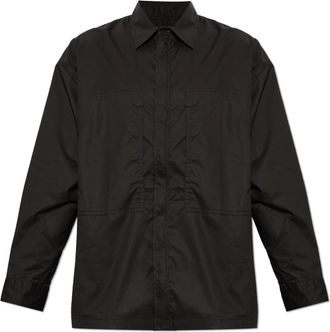 Comme Des Gar&ccedil;ons Shirt Met Zakken - Heren - Overhemden - Zwart - Maat: L Katoen