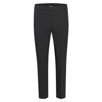 Inwear Slim-fit Trousers, female, Black, 2XS, Flat Pant Elastic Waist Ankle Length