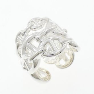 Herm&egrave;s Silver 925 Band Ring (Pre-Owned)