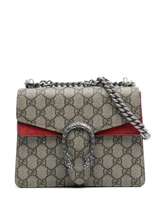 Gucci 2016-2025 Small GG Supreme Dionysus crossbody bag - Marrone