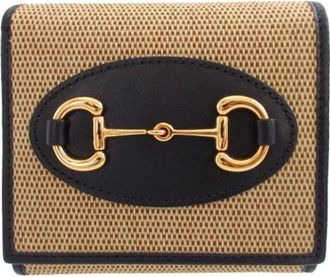 Gucci Pre-owned Wallets, female, Beige, Size: ONE SIZE Pre-owned Small Wallet