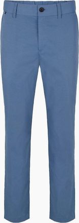HUGO BOSS Mens Perin Solid Patterned Straight Trousers - Blue - Size: 28W r
