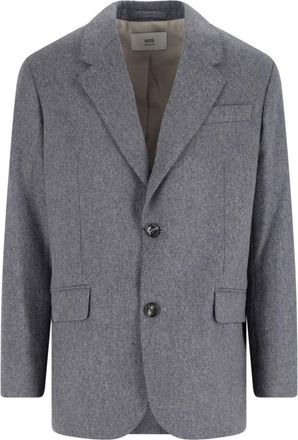 Ami Double-Breasted Tailored Wool Jacket