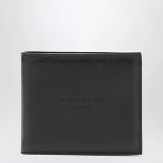 Givenchy Embossed-logo calf leather wallet in black