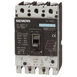 SIEMENS 3vl2706-3dc33-0aa0 Disyuntor 415v 3p 63a - Negro