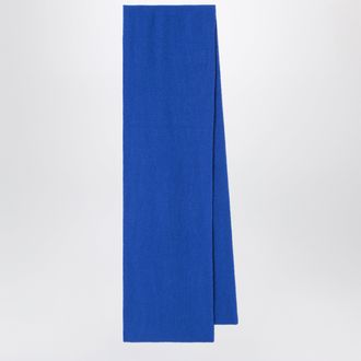 Le Bonnet Scarf in wool and Caregora in Royal Azure