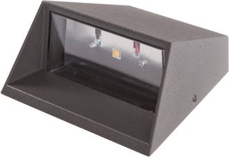 Lucande Lucande - L&aacute;mpara De Pared Led Exterior hanno En Negro Aluminio