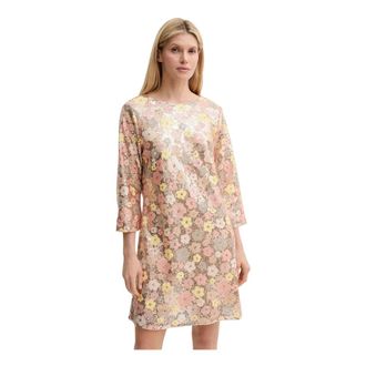 Bruuns Bazaar Alternifolius Keiran Jurk - Dames - Korte kleedjes - Veelkleurig - S - Polyester - Kleedjes