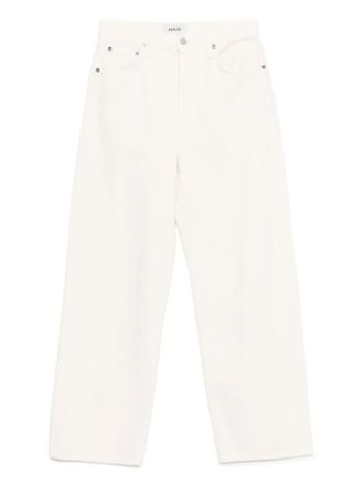 A Gold E Low Slung Baggy straight-leg jeans - Neutrals