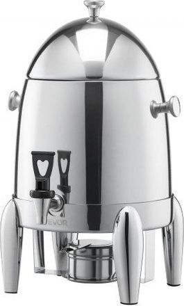OEM Dispensador De Bebidas De Acero Inoxidable 12 L Con Quemador De Alcohol, Para Caf&eacute;, T&eacute; Y Agua Caliente, Con Grifo Para Hielo, Ideal Para Restaurantes,