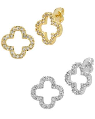 Glaze Jewelry Gold Plated Cz Earrings