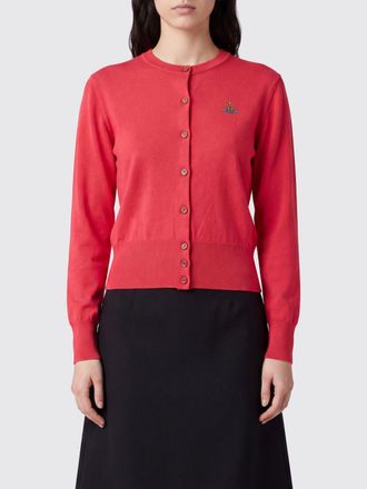 Vivienne Westwood Slim Fit Cotton and Cashmere Cardigan with Orb Logo