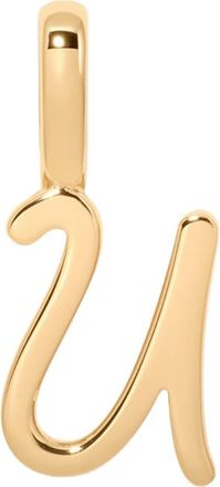 Made by Mary Script Initial Charm Gold Vermeil in Gold Vermeil Initial U at Nordstrom
