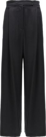 Max Mara Black Silk Casual Womens Pants