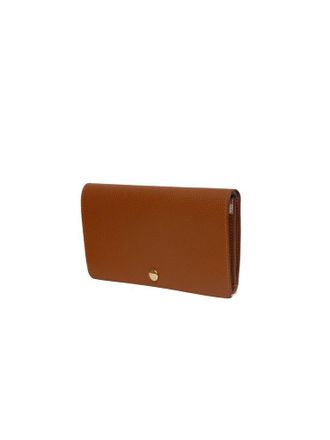 Burberry Calf Grain Leather Wallet - Brown