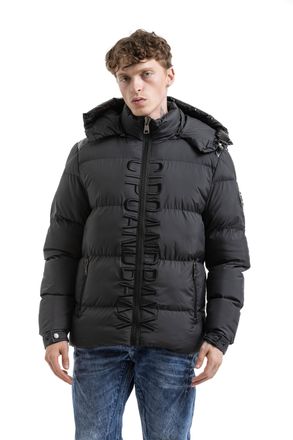Cipo & Baxx Steppjacke CIPO & BAXX, Herren, Gr. L, schwarz, Web, Obermaterial: 100% Polyester, unifarben, Po-bedeckend, 1-Knopf-Manschette, Jacken Steppjacke