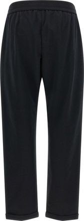 Brunello Cucinelli Light Stretch Cotton Track Joggers - Black