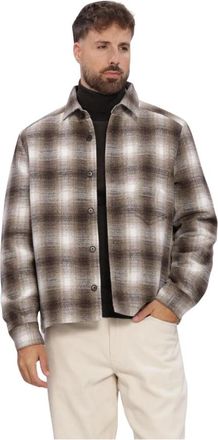 Drykorn Dieggo P Overshirt - Heren - Casual Overhemden - Bruin - L - Overhemden