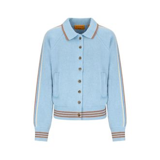 Guest In Residence Bomber Jackets, female, Blue, Size: XS Varsity Jacket