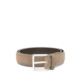 Orciani Brown Suede Cloudy Rope Belt - male - Orciani - Belts - Brown - 105 CM - Accessories