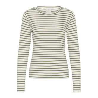 Kaffe Kaliddy Top de Manga Larga - Tops - Mujer - Verde - 2XL