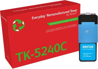 OEM Remanufacturado Everyday T&oacute;ner Everyday Cian Remanufacturado De Xerox Es Compatible Con Kyocera Tk-5240c, Capacidad Est&aacute;ndar