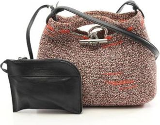 Balenciaga Pre-owned Shoulder Bags, female, Multicolor, Size: ONE SIZE Pre-owned Canvas shoulder-bags
