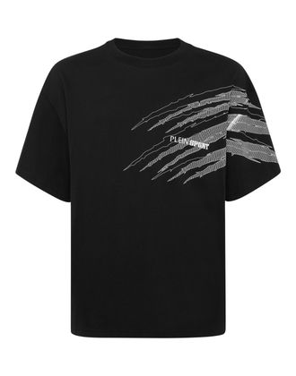 Plein Sport T-Shirt Ronde Hals Ss Scratch