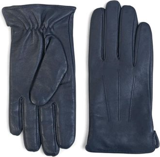 TruClothing Sheepskin Leather Gloves Wool Lined Elastic Wrist