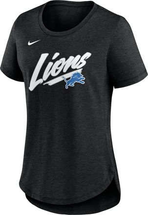 Nike Detroit Lions Primetime Nike Womens NFL T-Shirt in Black | NKMV00H9J-NFN