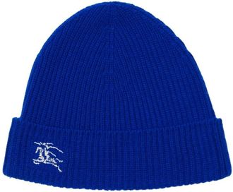 Burberry Blue Logo wool beanie